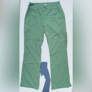 Healing Hands Tori Yoga scrub pant, olive army green, size medium